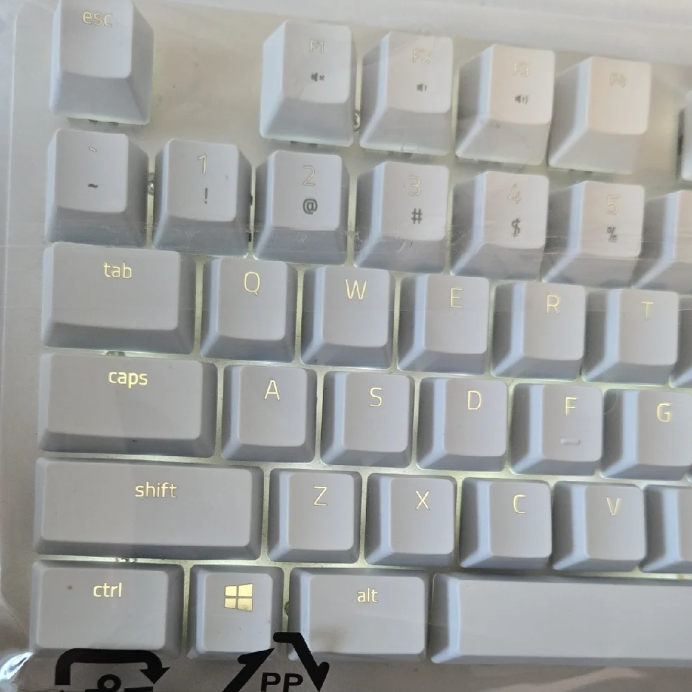 Razer White Gaming Keyboard with USB Connection